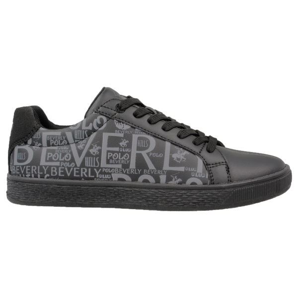 BELL-BL ZAPATILLA DEPORTIVA NEGRA CON LETRAS NEGRAS