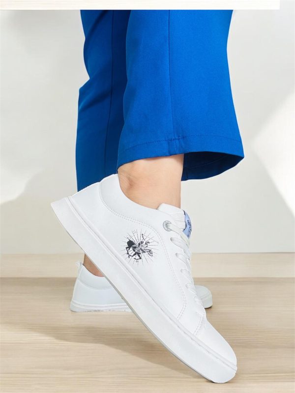 CLARA-ZAPATILLA DEPORTIVA CLASICA BLANCA